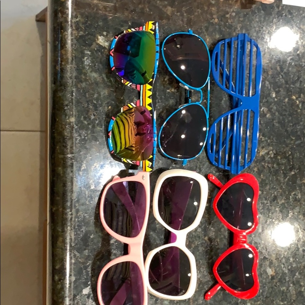 6 pair of sunglasses Get ready for camp